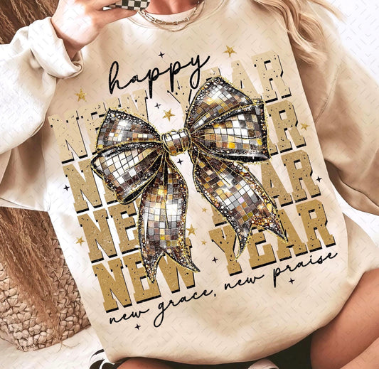 Happy New Year DTF Graphics