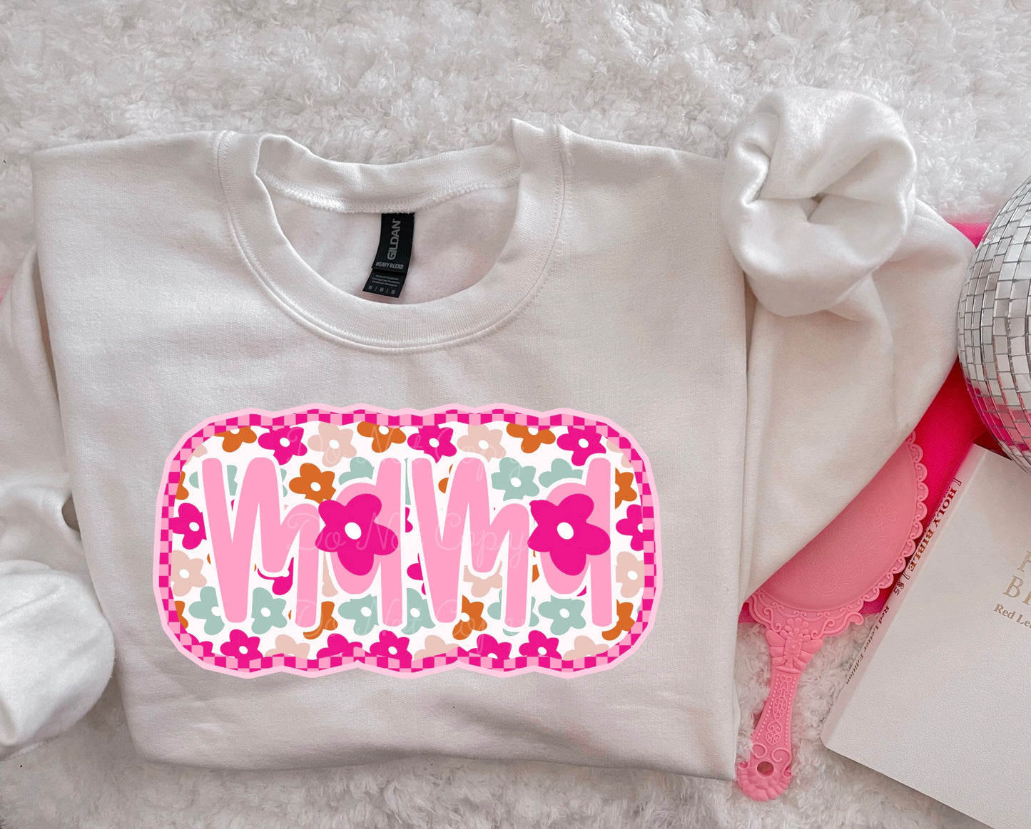 Floral Pink Mama DTF Graphics