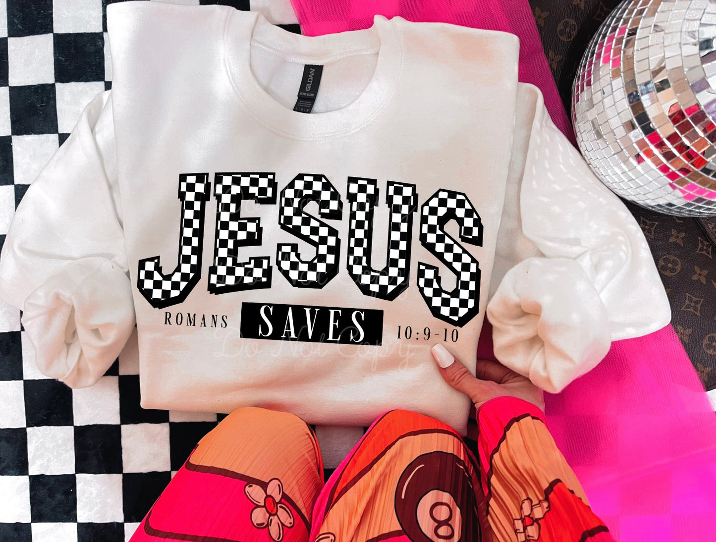 Jesus Saves DTF Graphics