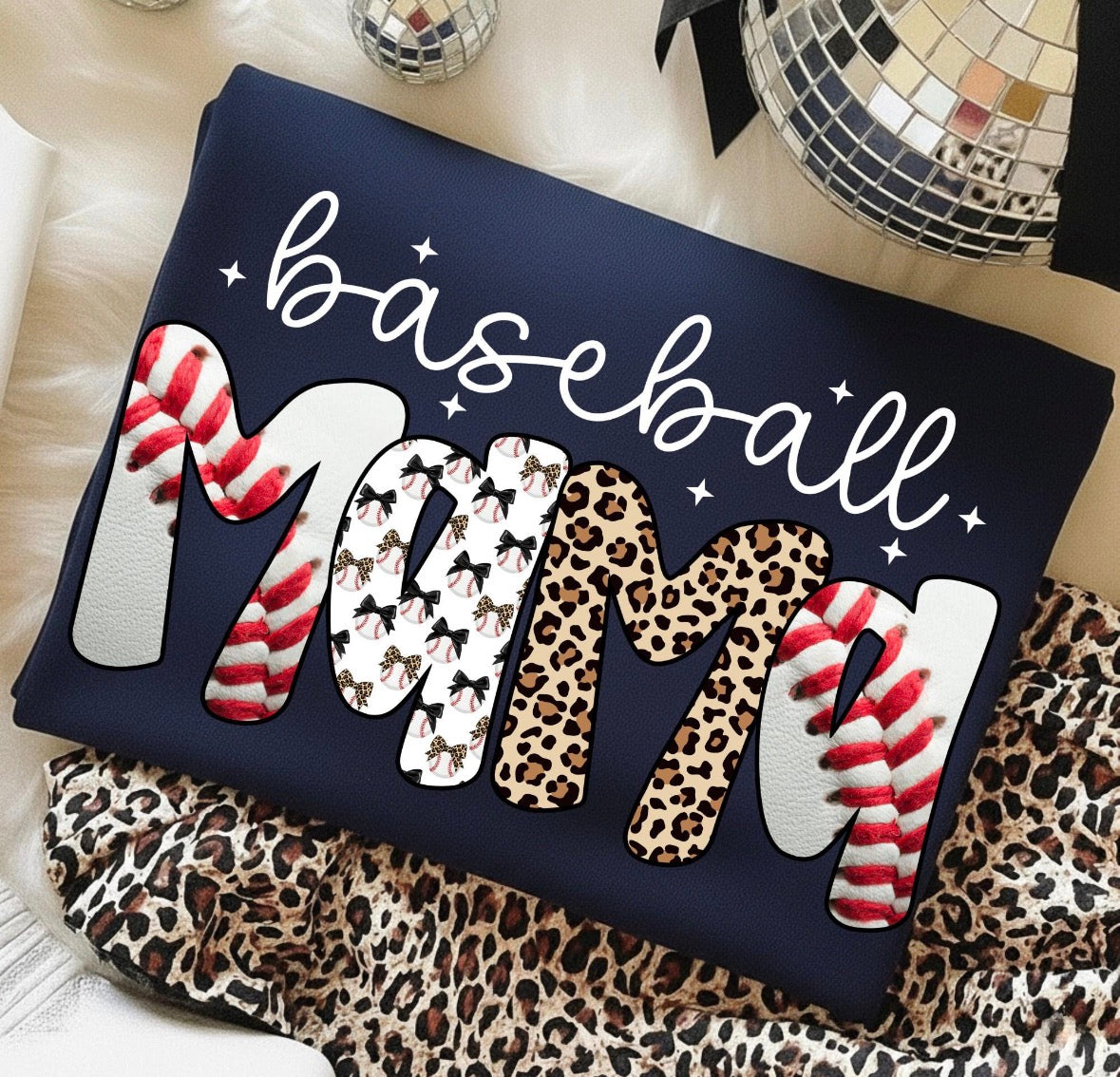 Baseball Mama DTF Graphics