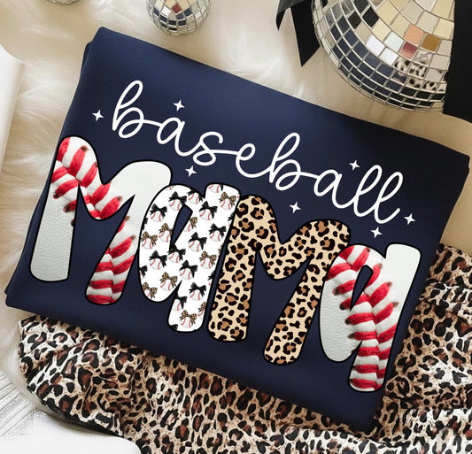 Baseball Mama DTF Graphics