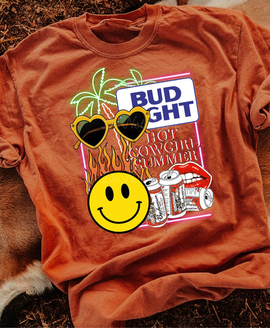 Hot Cowgirl Summer DTF Graphics