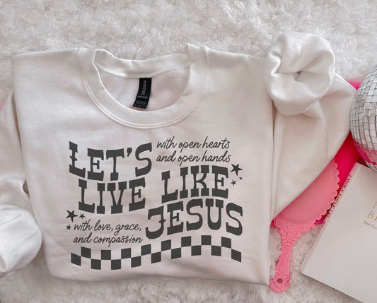 Let's Live Like Jesus Sub Graphics