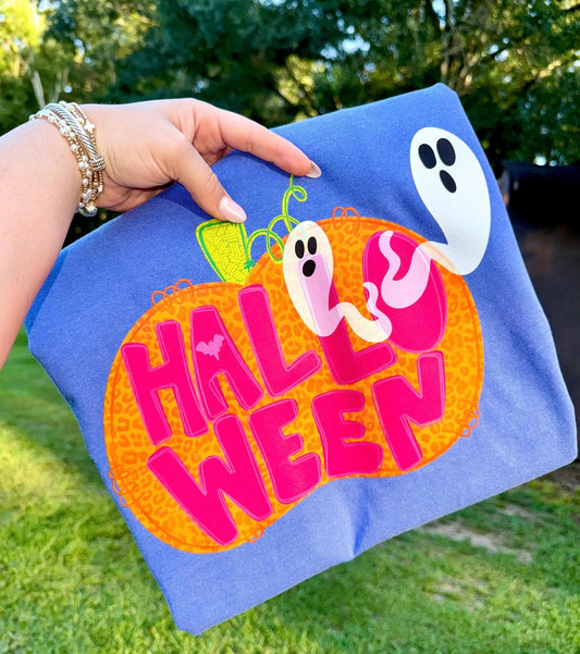 Pumpkin & Ghost Halloween DTF Graphics