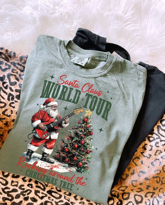 Santa Claus World Tour DTF Graphics