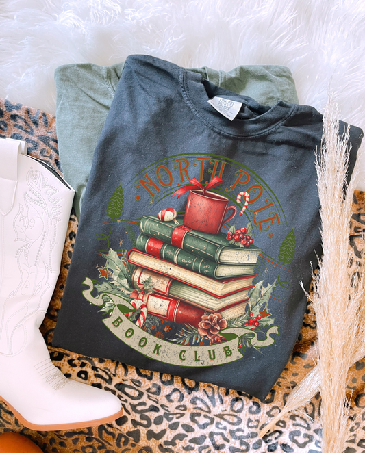 North Pole Book Club DTF Graphics