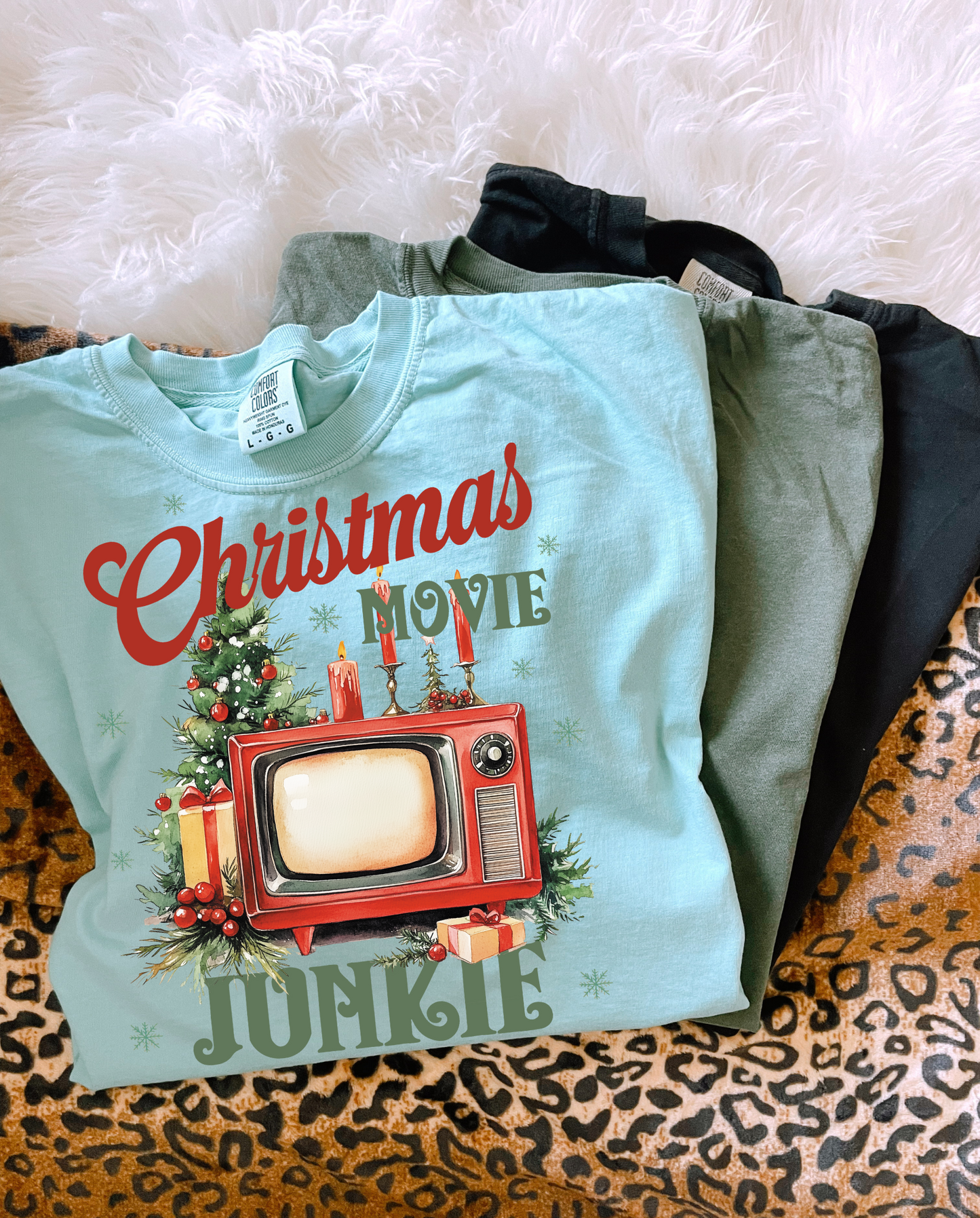 Christmas Movie Junkie DTF Graphics