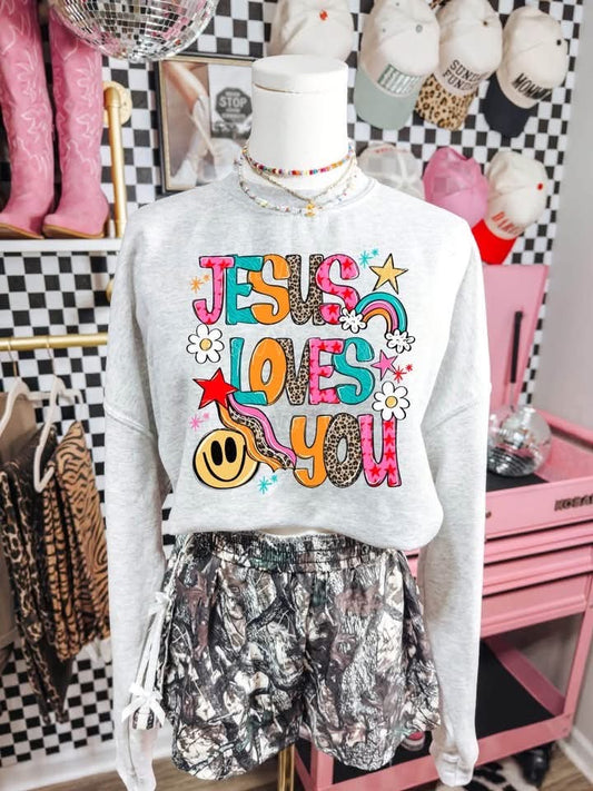 Jesus Loves You DTF Graphics