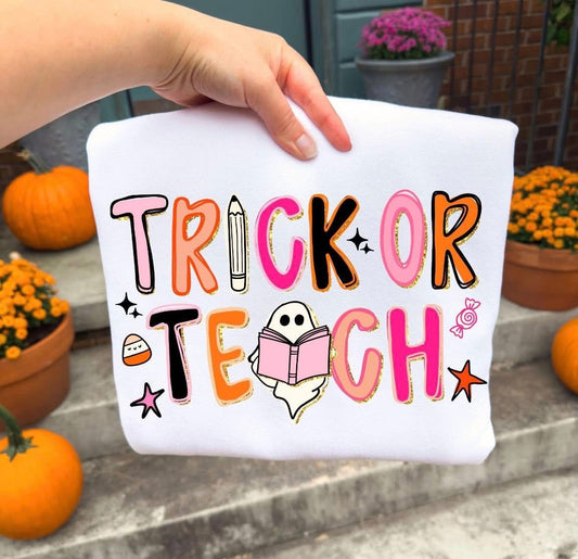 Trick Or Teach DTF Graphics