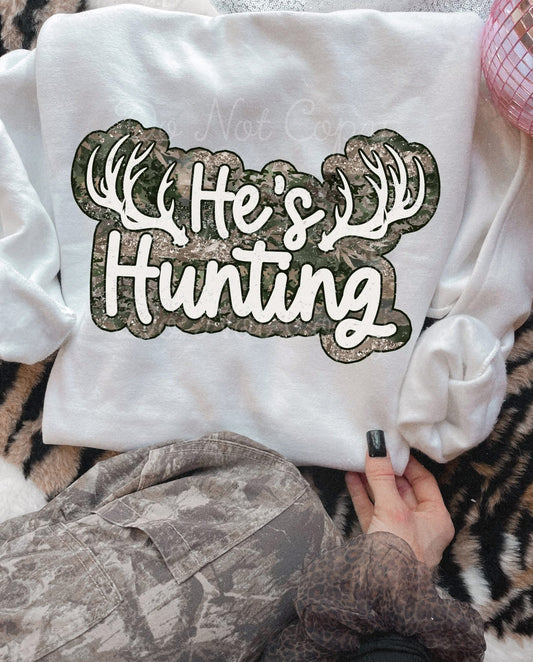 He’s Hunting DTF Graphics