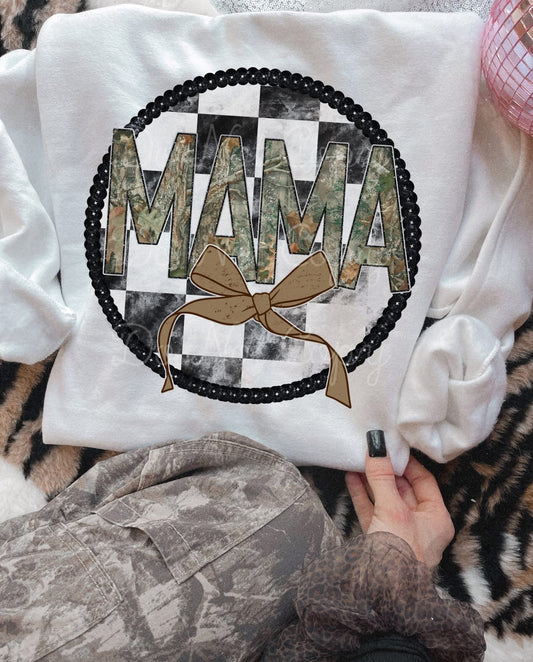 Camo Mama DTF Graphics