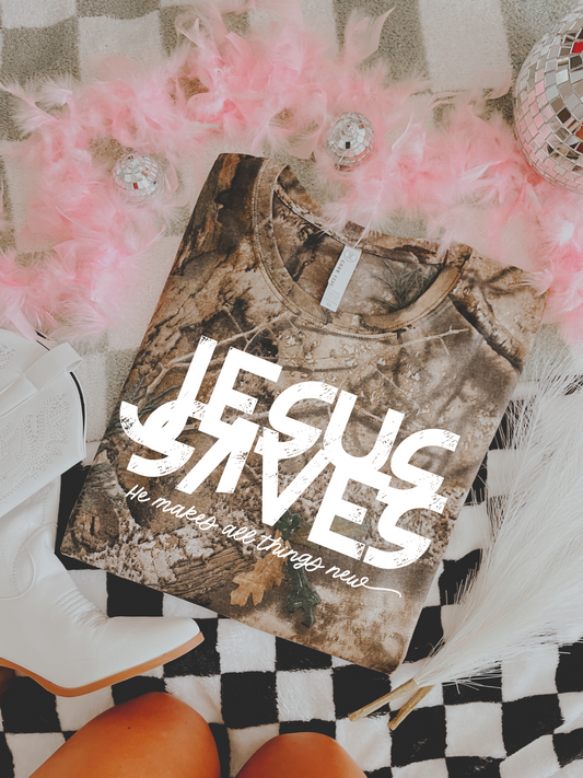 Jesus Saves DTF Graphics