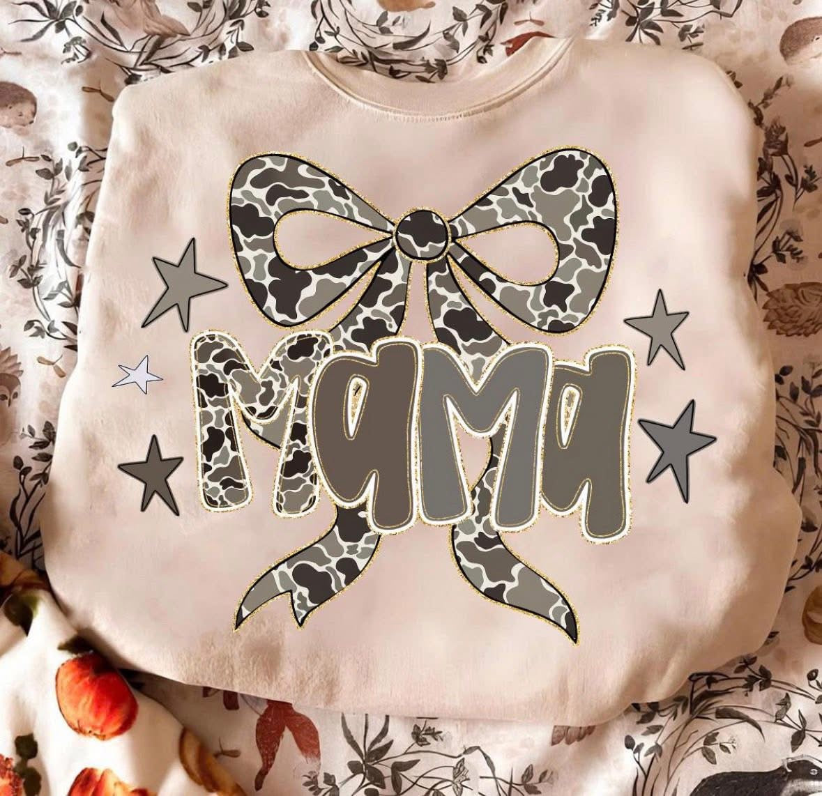 Camo Mama DTF Graphics