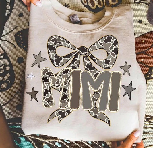 Camo Mimi DTF Graphics