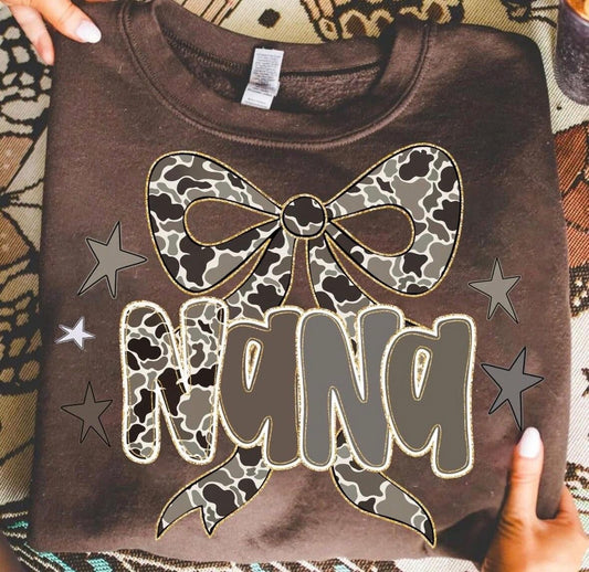 Camo Nana DTF Graphics