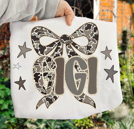 Camo Gigi DTF Graphics