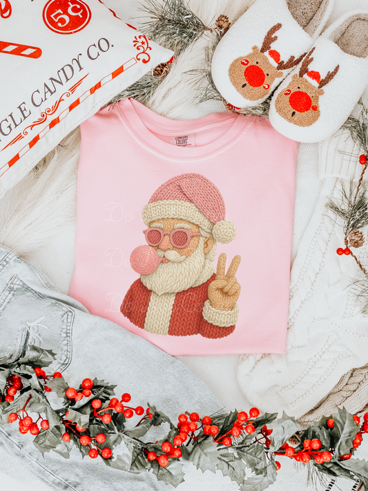 Santa Bubblegum Peace PNG