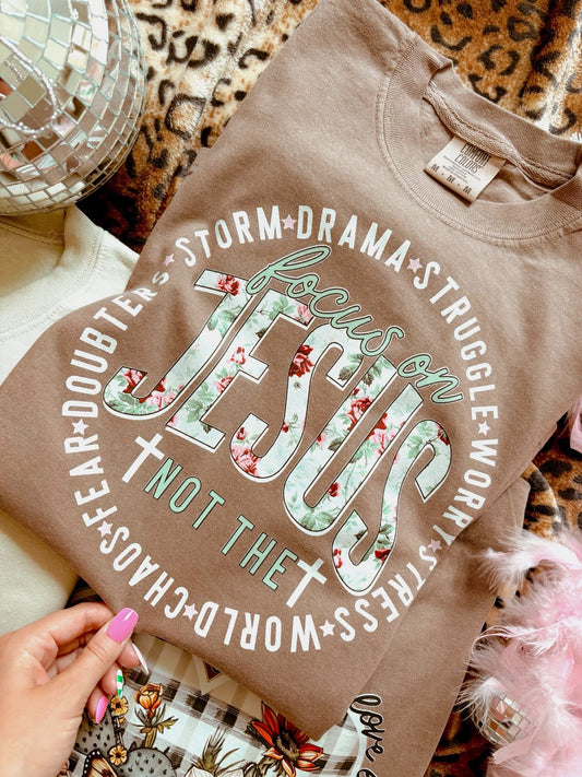 Focus On Jesus DTF Graphics