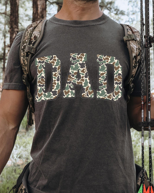 Camo Dad DTF Graphics