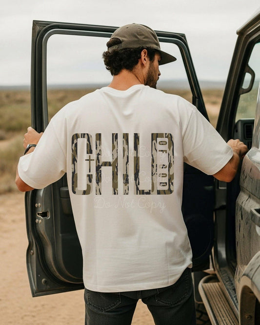 Child Of God (on back) DTF Graphics