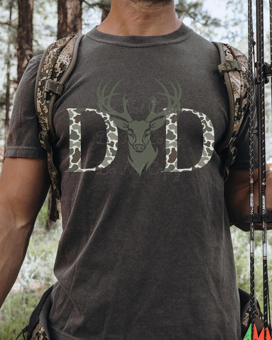 Camo Dad DTF Graphics