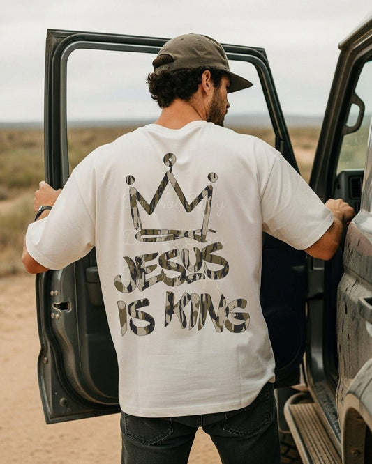 Jesus Is King (on back) DTF Graphics