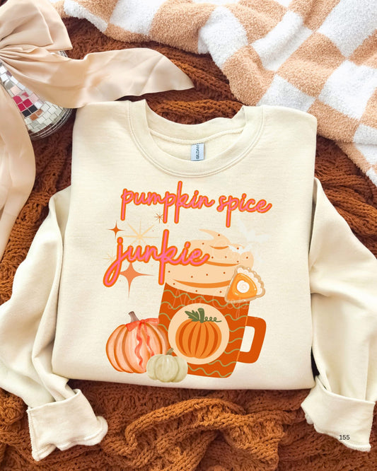 Pumpkin Spice Junkie PNG