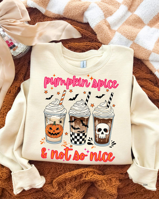 Pumpkin Spice & Not So Nice PNG