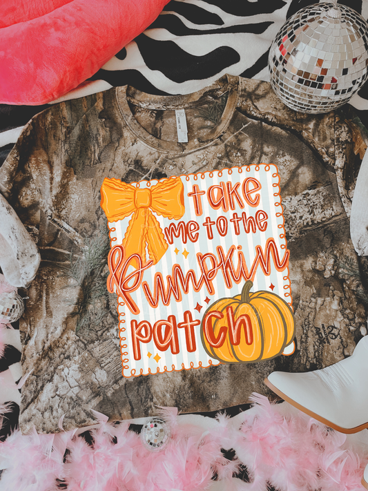 Take Me To The Pumpkin Patch DTF Graphics