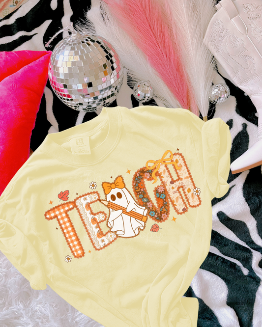 Halloween Teach DTF Graphics