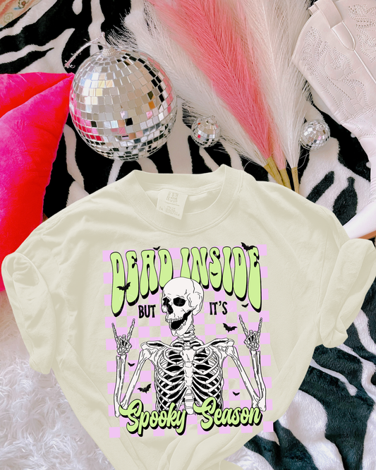 Dead Inside But It’s Spooky Season DTF Graphics