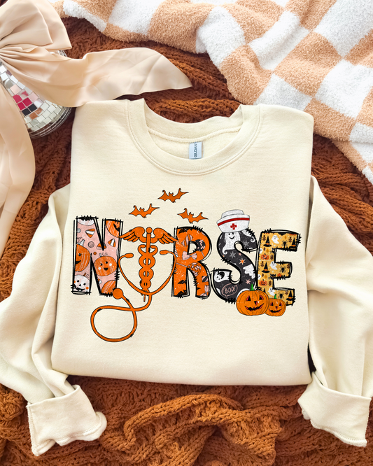 Spooky Nurse DTF Graphics