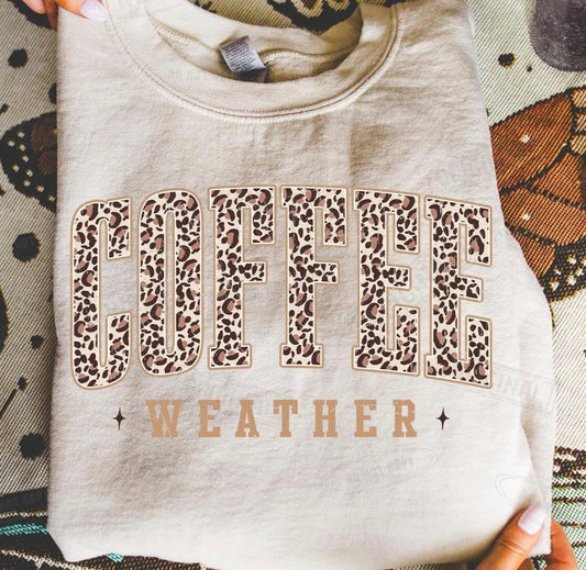 Coffee Weather DTF Graphics
