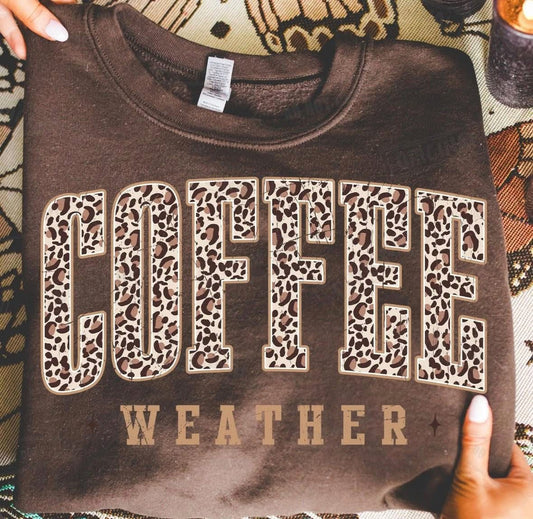 Coffee Weather DTF Graphics