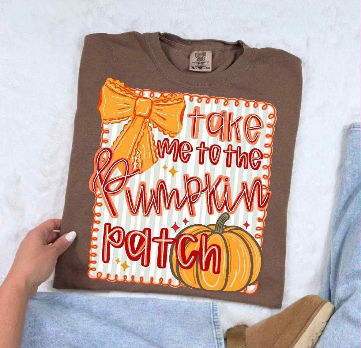 Take Me To The Pumpkin Patch DTF Graphics