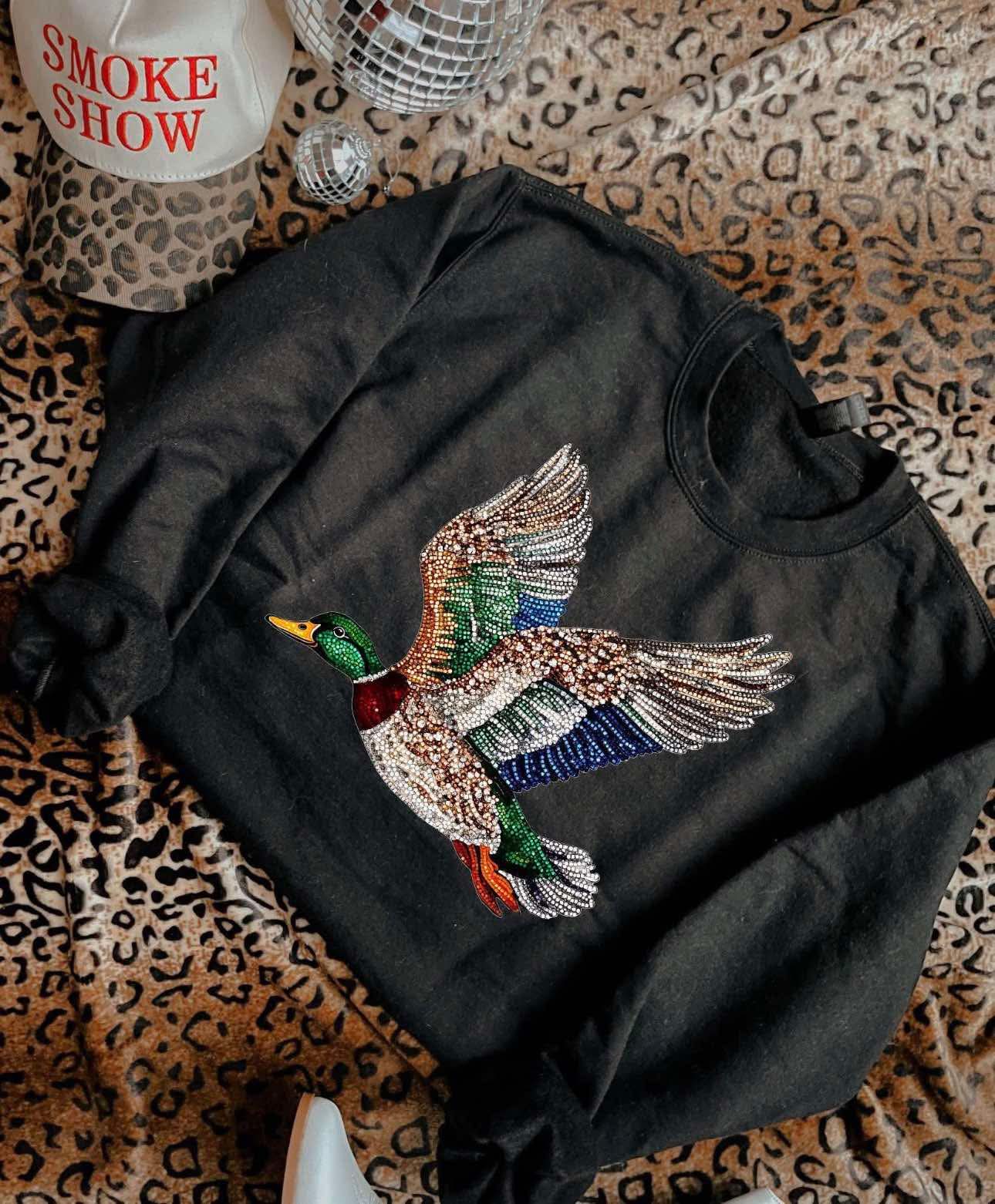 Faux Rhinestone Duck DTF Graphics