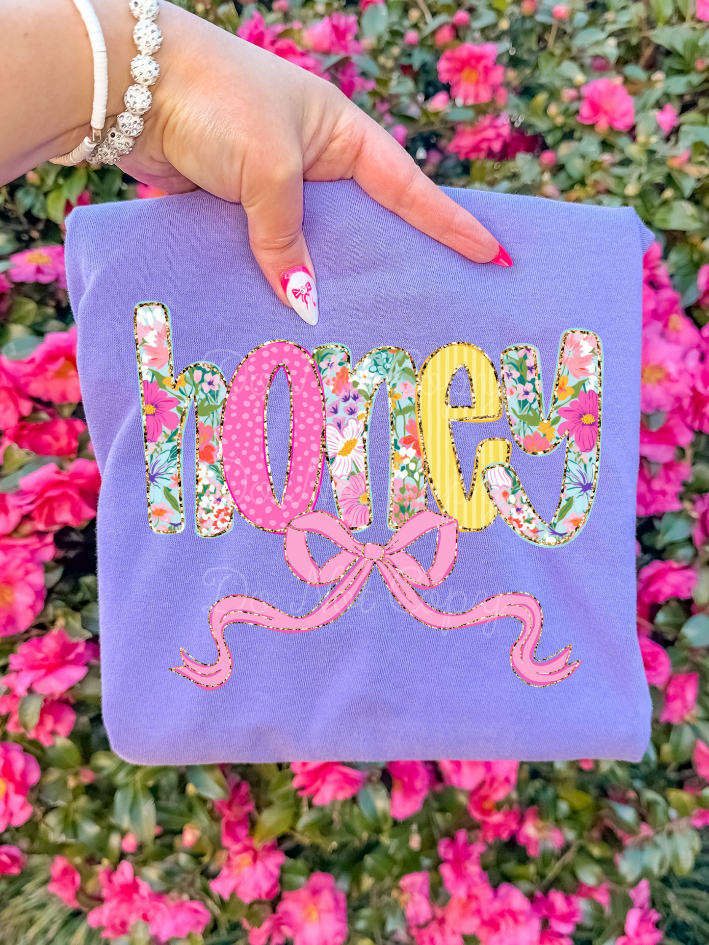 Floral Honey DTF Graphics