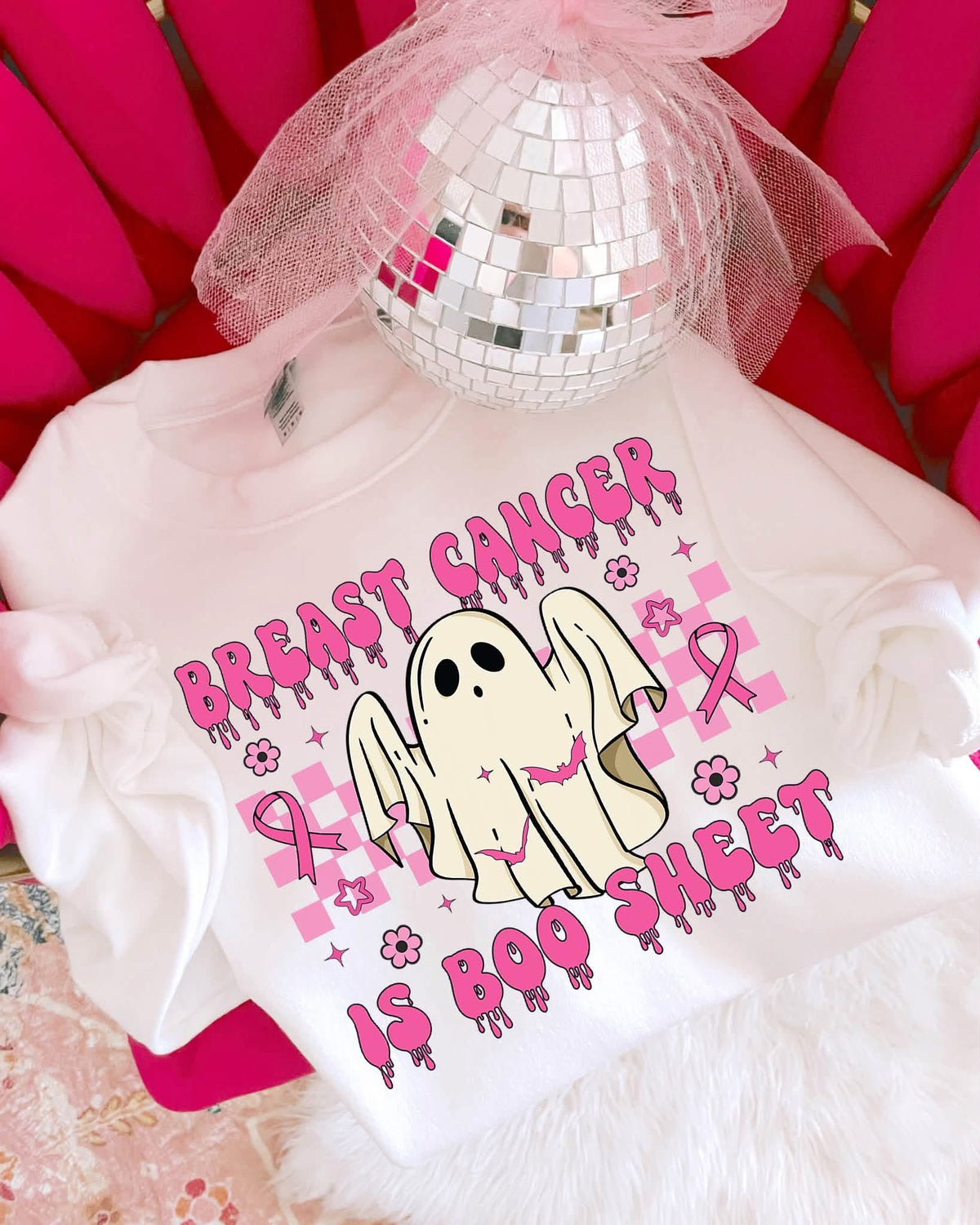 Breast Cancer Is Boo Sheet DTF Graphics