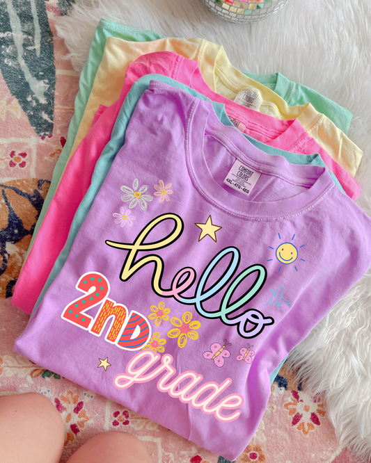 Hello Second Grade PNG