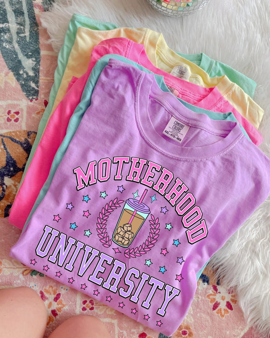 Motherhood University DTF Graphics