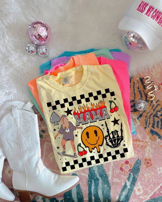 Mama Skateboard DTF Graphics