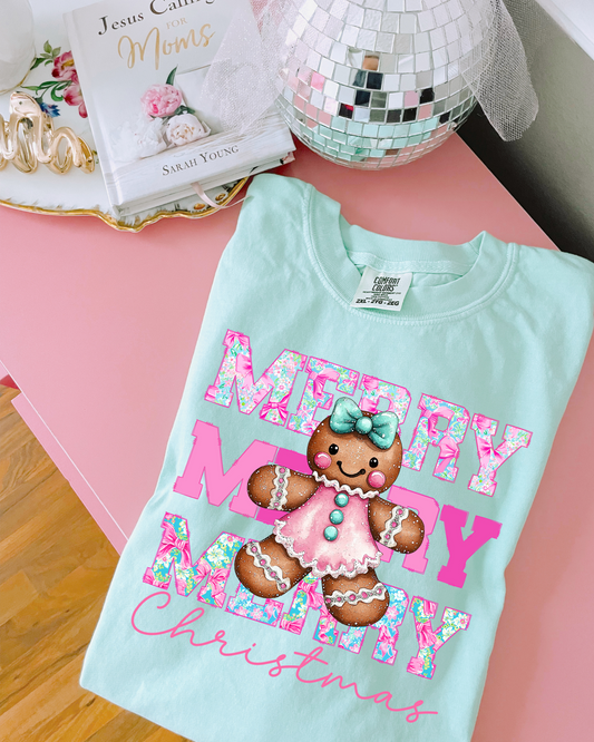 Merry Gingerbread Man DTF Graphics