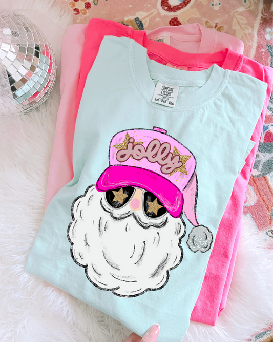 Jolly Santa DTF Graphics