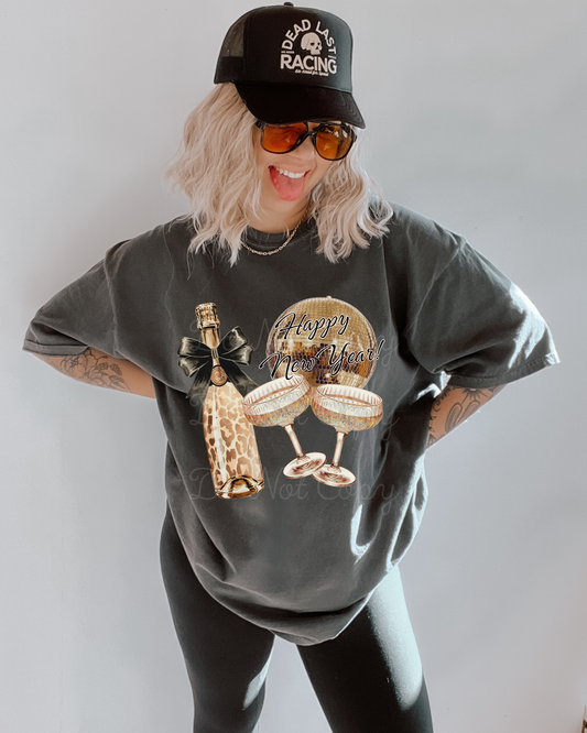 Happy New Year DTF Graphics