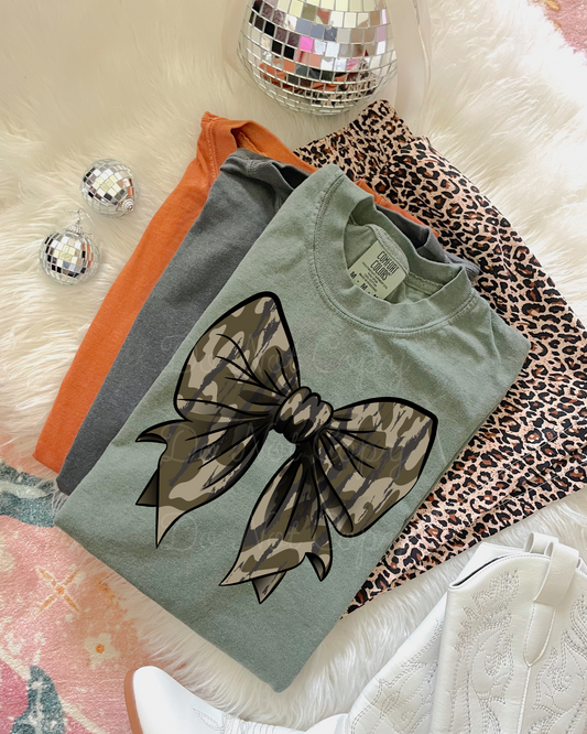 OG Camo Bow DTF Graphics