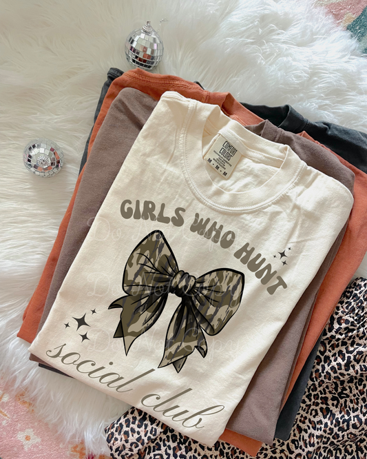 Girls Who Hunt Social Club DTF Graphics