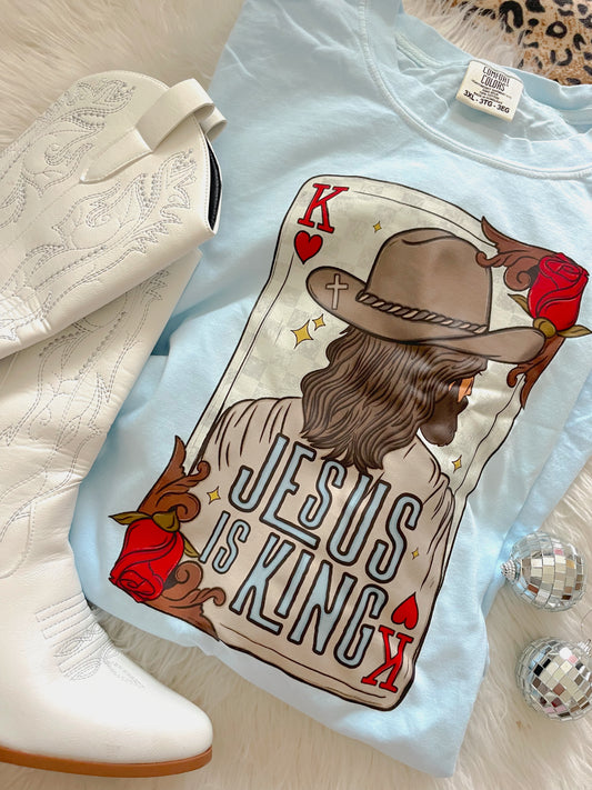 Jesus Is King Card DTF Graphics
