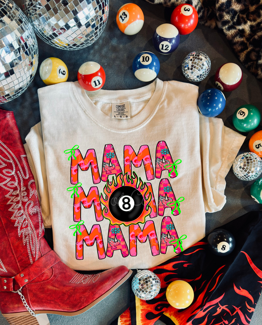 Mama 8 Ball DTF Graphics