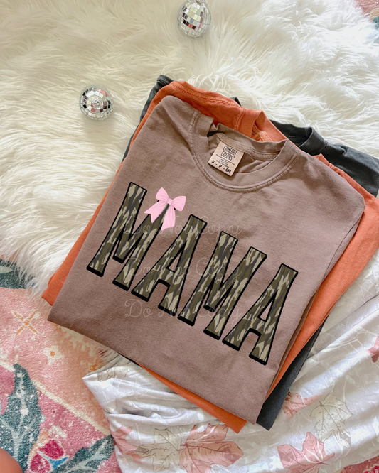 Camo Mama Coquette DTF Graphics