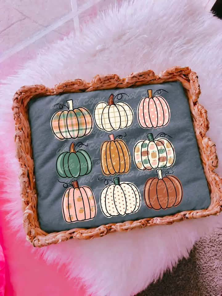Fall Pumpkins DTF Graphics